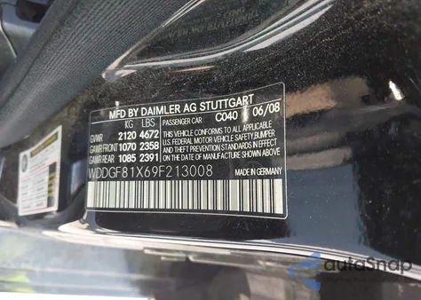 2009 Mercedes-Benz C 300 Luxury 4Matic/Sport 4Matic из США, поврежденный, VIN WDDGF81X69F213008